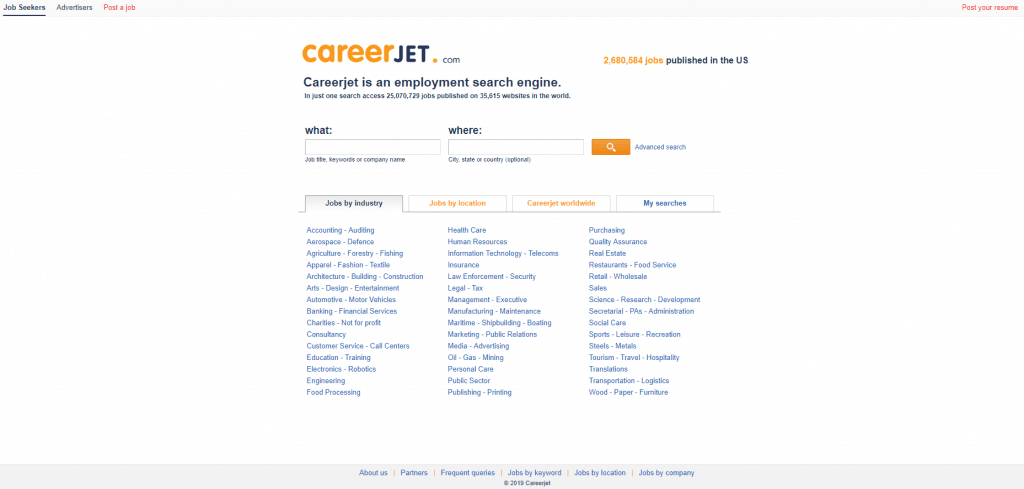 Click to go to CareerJet.com