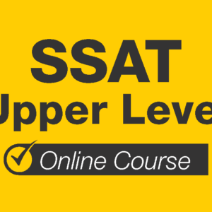 SSAT Upper Level Online Course